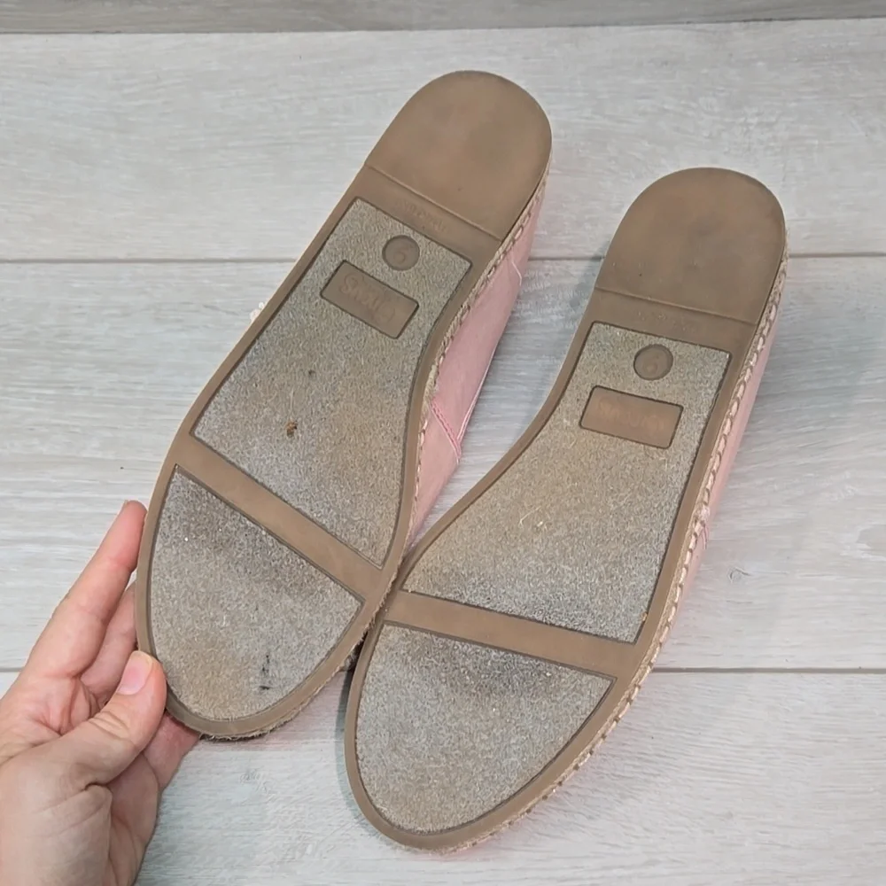 Circus by Sam Edelman Women Leni 8 Pink Espadrilles All Day Rose Flats Shoes 9M
